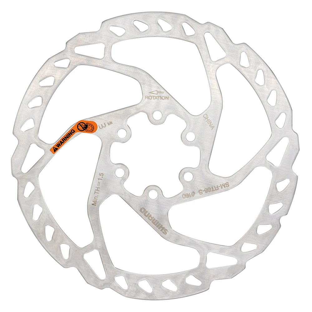 SHIMANO DEORE SM-RT66 6-Bolt Disc Brake Rotor 203/180/160MM Bike Disc Brake for Mountain Bike Original Bicycle Parts