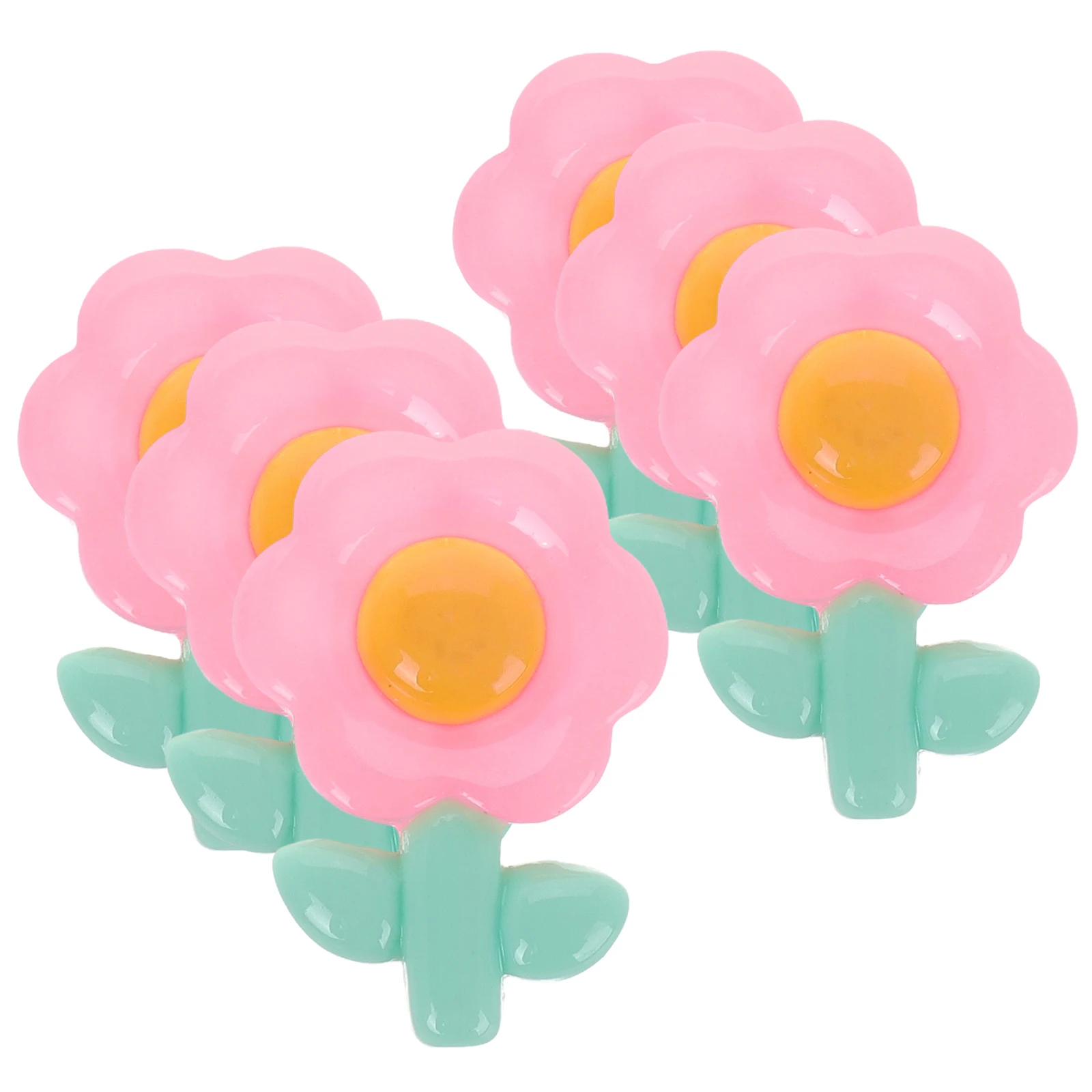 

6 Pcs Electric Bike Decor Motorcycle Flower Sticker Adorable Tulip Shape Easy Install Long Lasting Maintenance Free Floral