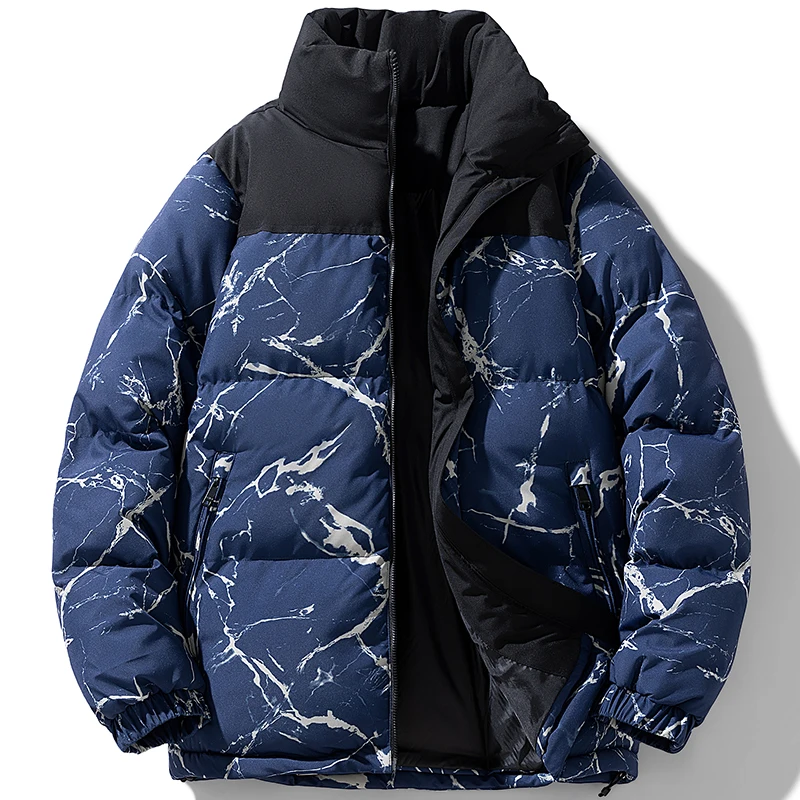 

Jackets 2026 New Men's Graphene Black Gold Lock-Warm Hooded Thick Fall Winter Casual Workwear Versatile Warm Daily Cotton Coats