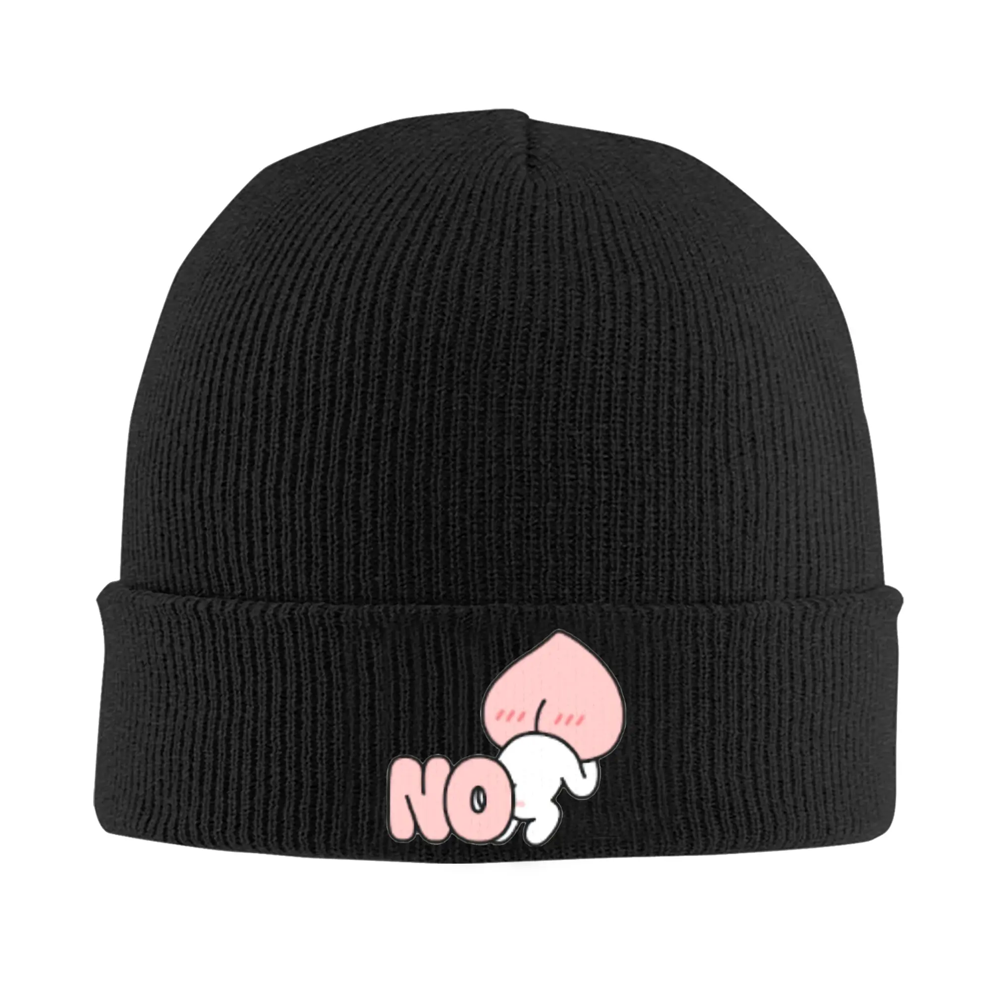 Apeach kakao friends Knit Hat  Street Caps Female Male Gym Beanie Hats Spring Design Elastic Bonnet Hats