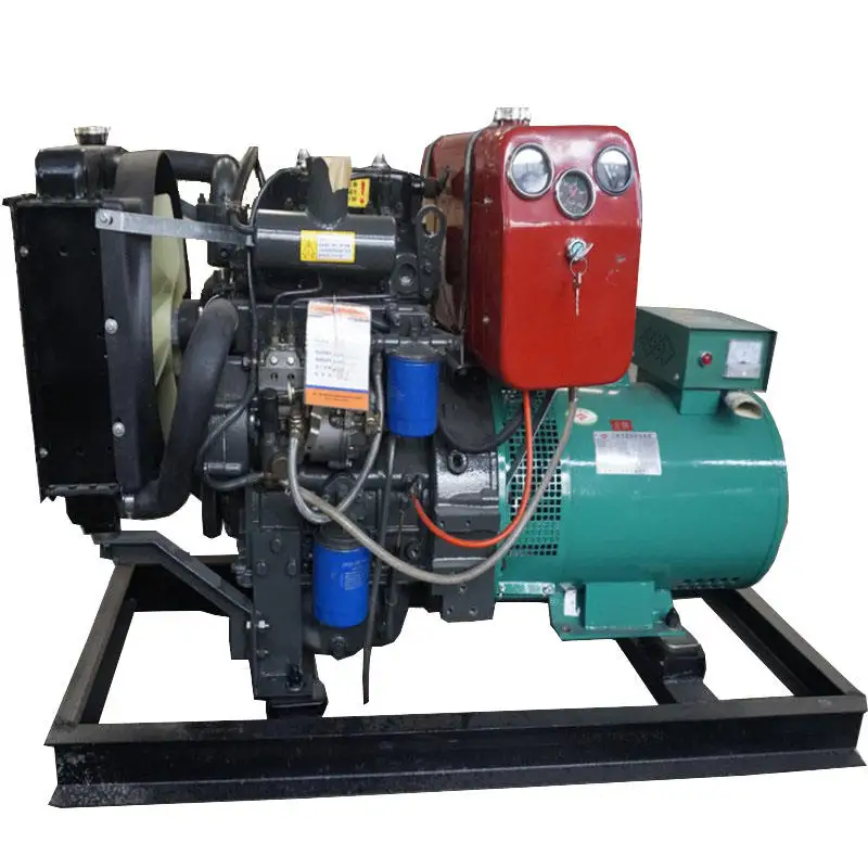 10kVA Single Phase Diesel Generator Set Portable Power Generator with Electric Start for Home Backup Irrigation
