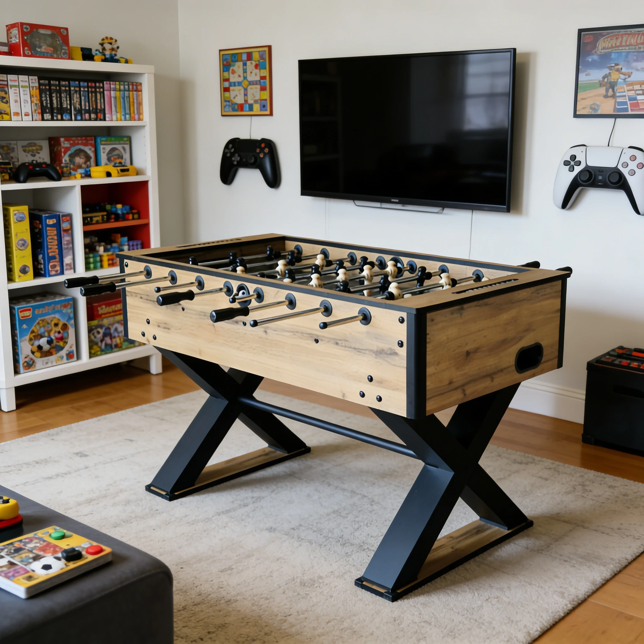 High Quality Factory Direct Mini Finger Soccer Table Game Foosball Table Compact for Kids Indoor Play & Home Fun