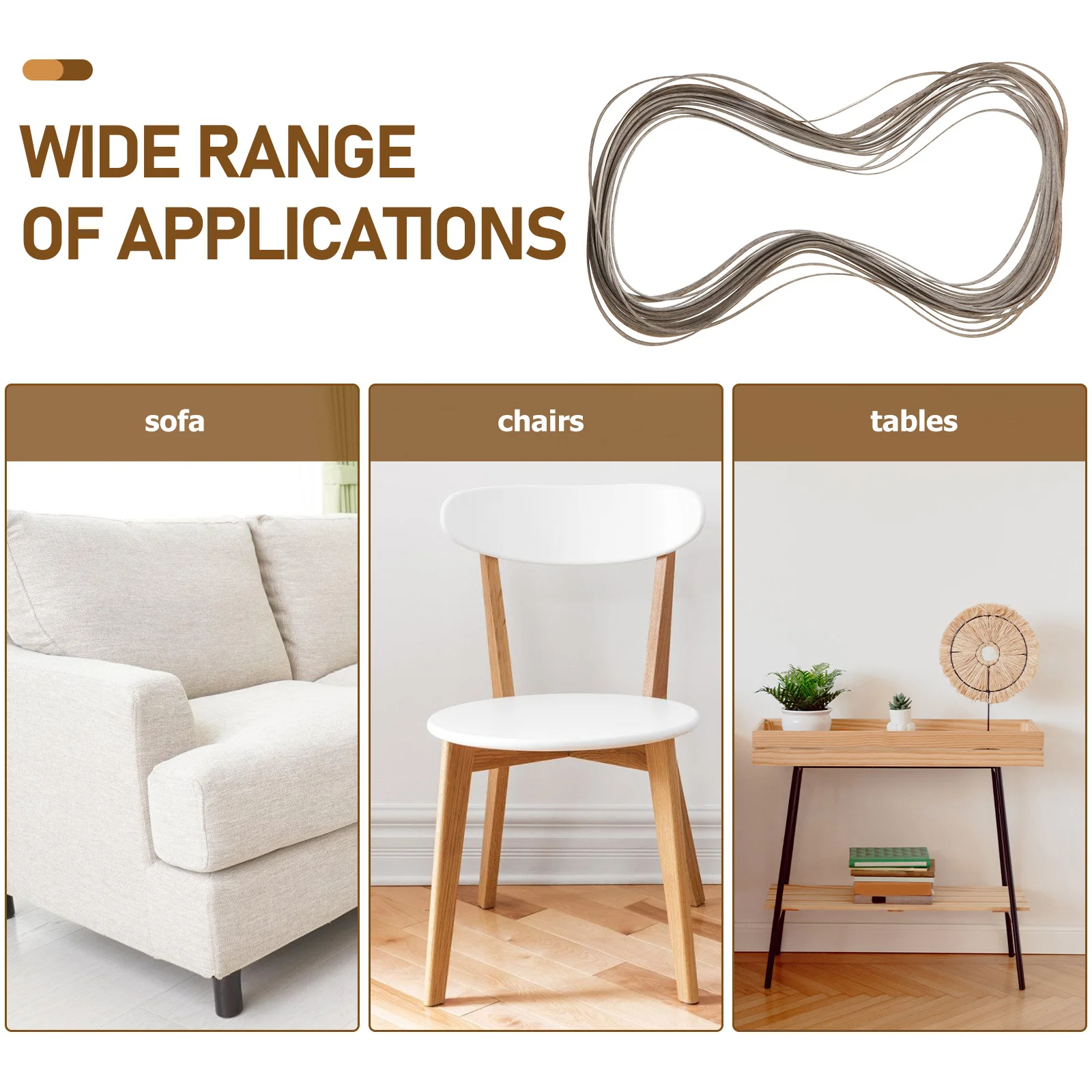 

1 Roll Diy Flat Plastic Rattan Weaving Material For Chair Repair Basket Craft Projects Fake Rattan Ornament Handicrafts