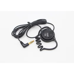 2Pcs Touring Single-Side Earphone headsets 3.5mm Hook Stereo Earbuds for tour guide system