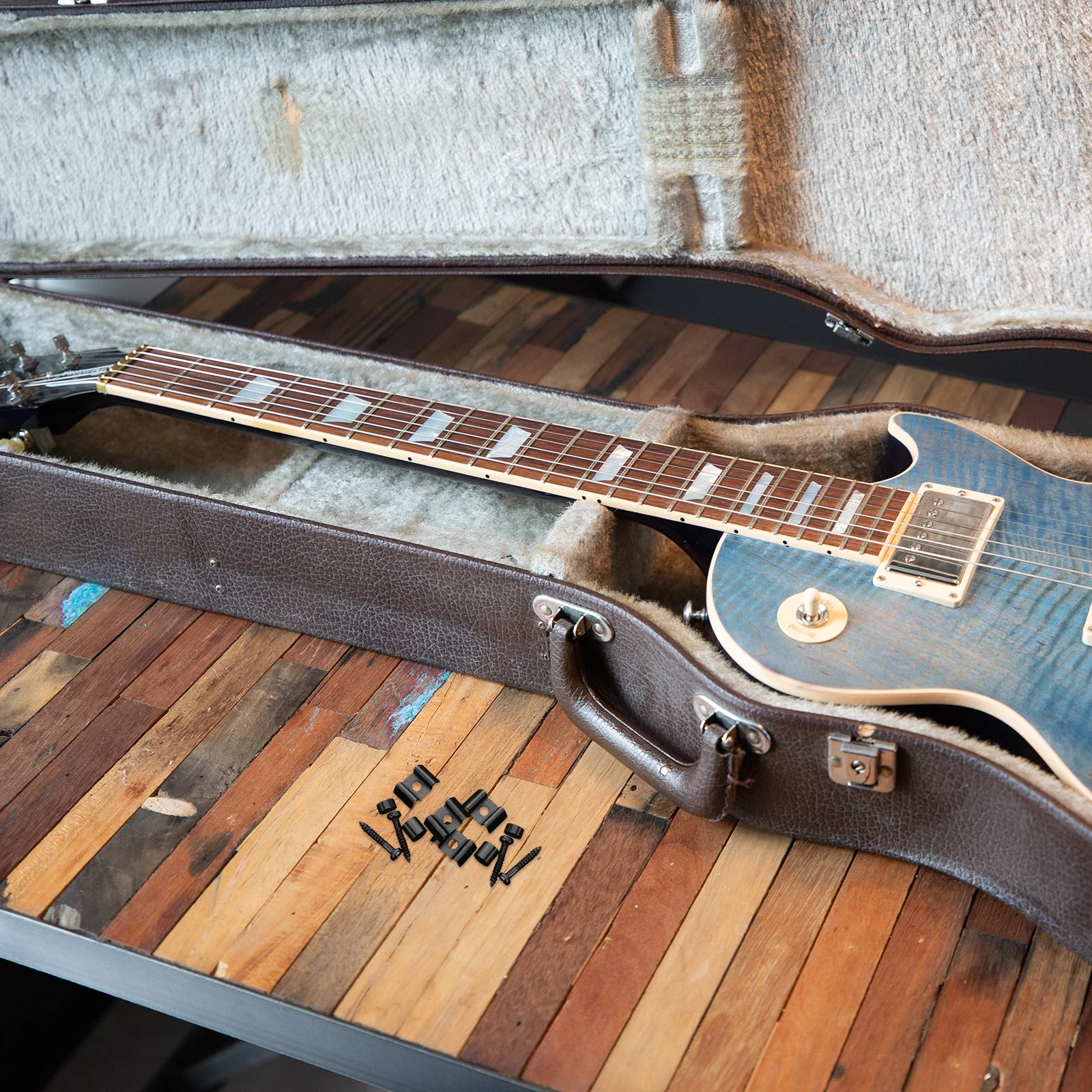 

1 set 1 Set Electric Guitar String Retainer Clip For Acoustic Bass Guitar Replacement Parts Accessories Durable Tuning Tool