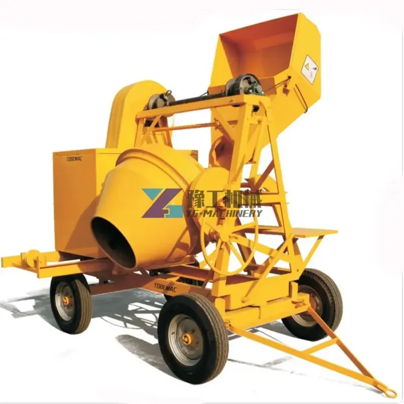 Good Price Building Construction Material 400L Diesel Engine Concrete Mixer Machine With Pump