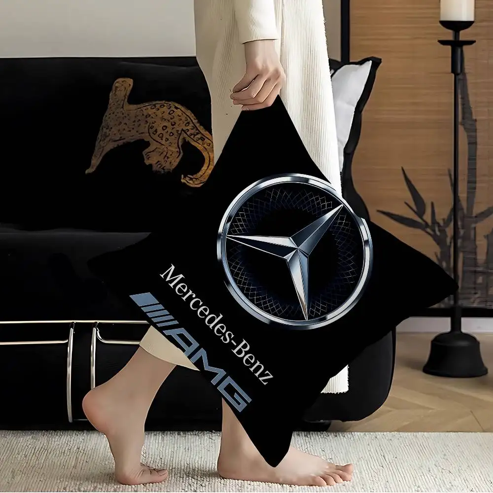 Auto M-Mercedes-Ben-zs Kissenbezug im Farmhouse-Stil, Dekorative Kissenhüllen für Couch-Dekorationen – Detail 8