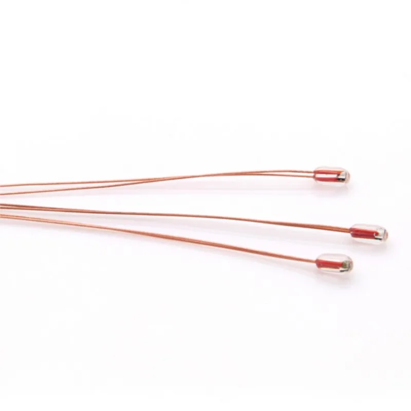 10pcs/lot NTC Thermistor 100K/100Ohm MK2a 1% High Precision Single End Glassy Seal For 3D Printer Accessories