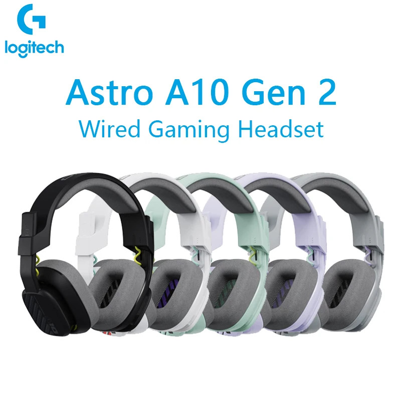 Logitech-astro™ Gen Headconjunto para Jogos com Fio Fones de Ouvido Drivers de 32 mm com Microfone para ps Switch pc Original