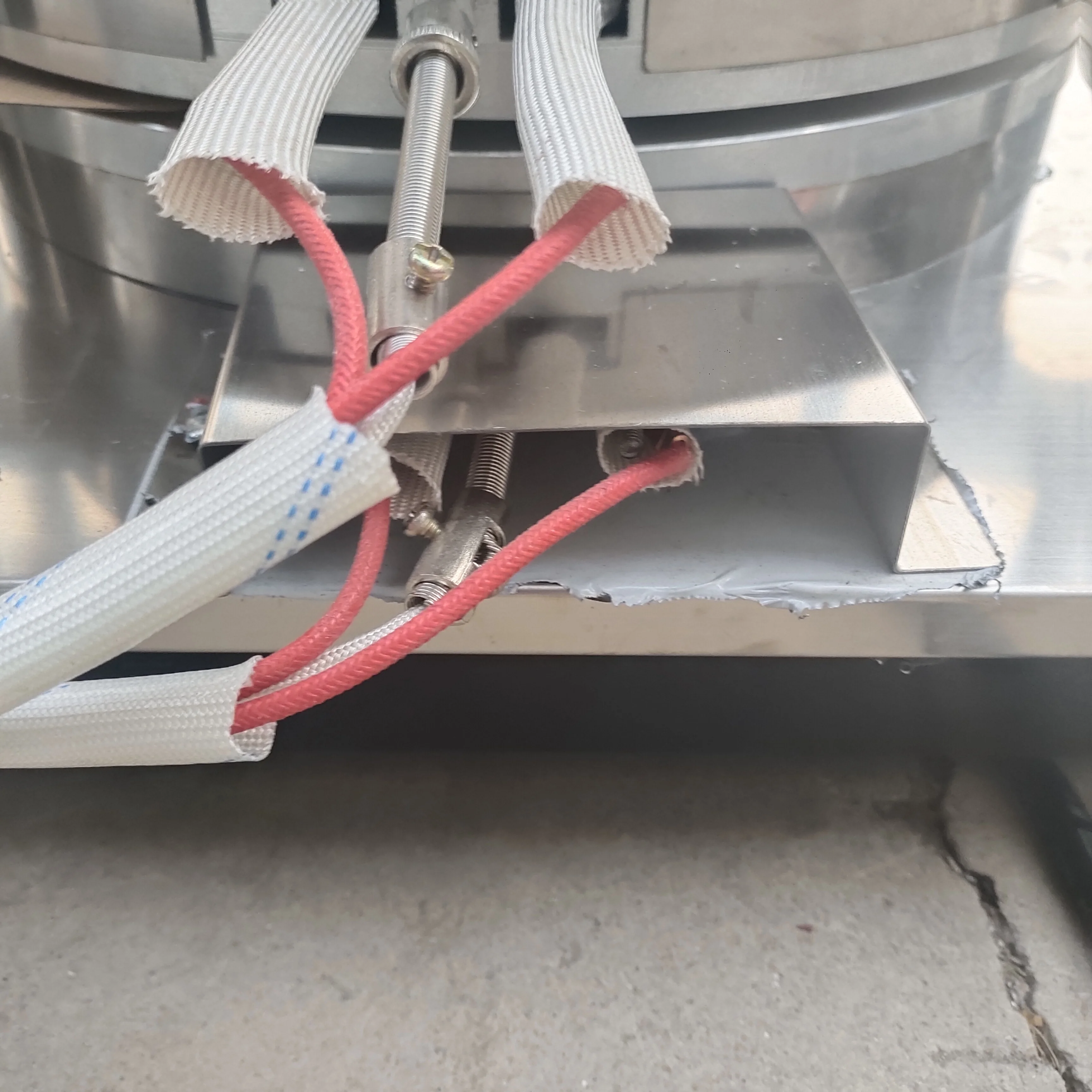 Máquina aplanadora de tortillas neumática de 220V, máquina aplanadora comercial de masa de cocina, pastelería, carne, harina, Roti Samosa