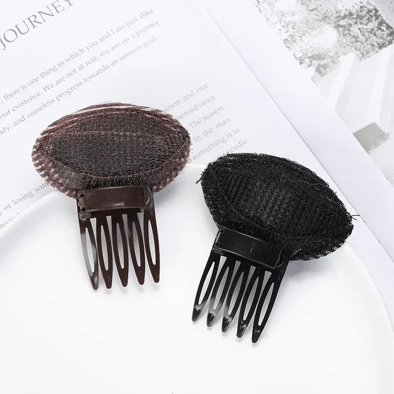 1PC Invisible Hair Pins Forehead Volume Fluffy Princess Styling Sponge Pad Women Fashion Professional Makeup Comb Hair Clips Mat