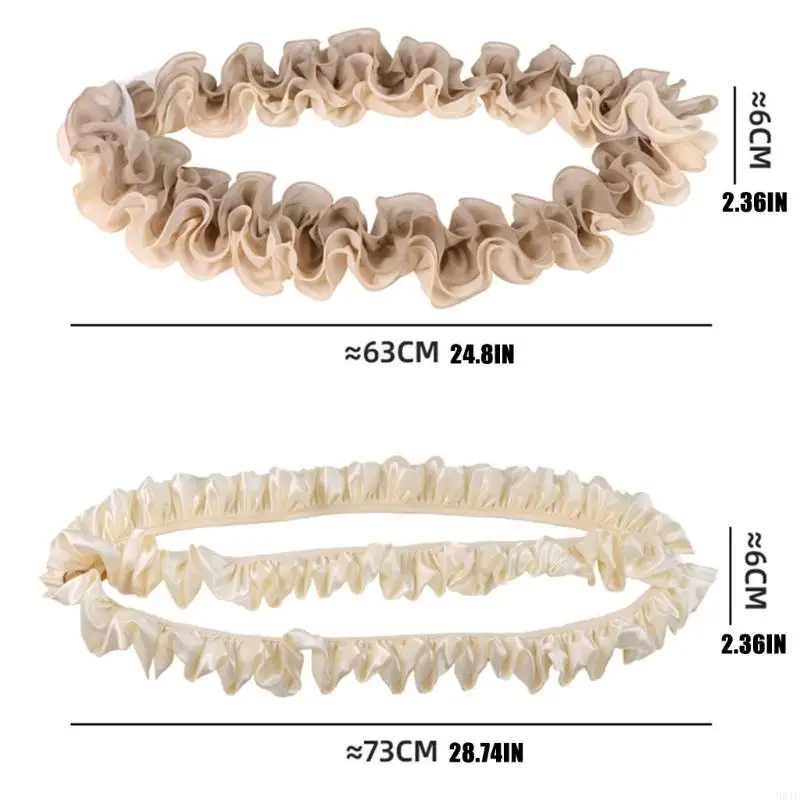 581F تقليم دانتيل عصري لعربات الأطفال أنيق مكشكش حافة يدفع باليدين سحر رائعتين لتقوم بها بنفسك لهجة معلقة عصرية