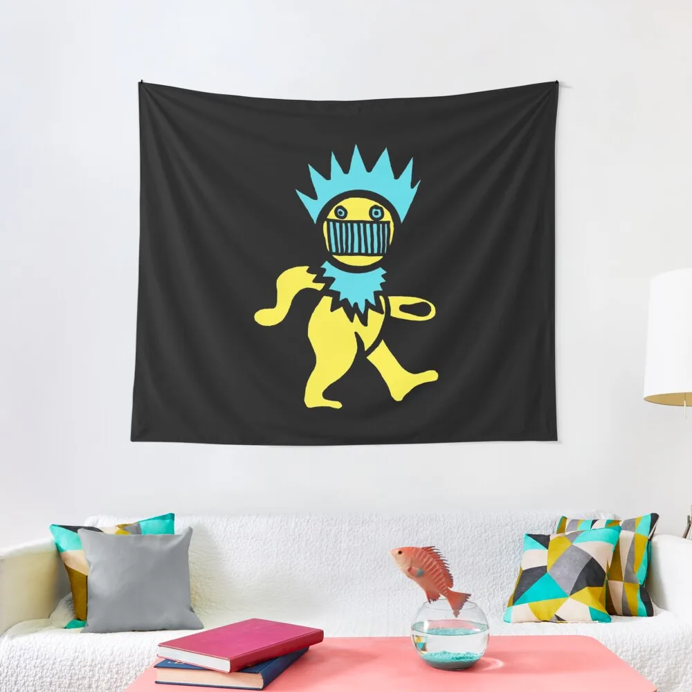 

Ween Boognish Yellow Bear Tapestry Aesthetics For Room Home Decorations Wallpaper Bedroom Mushroom Tapestry