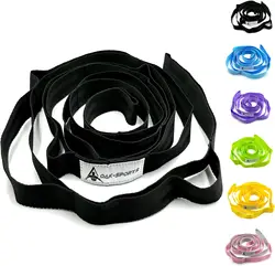 Stretching Strap Yoga Strap with Loops, Stretch Straps for Physical Therapy, Non-Elastic Exercise Strap for Pilates, Dance