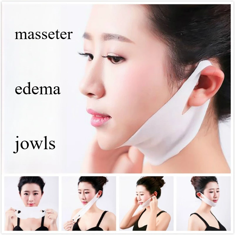 Máscara de levantamento facial em forma de v, máscara fina de lifting facial, firmadora, emagrecimento, anti-envelhecimento, ferramenta de rugas, reduz o queixo duplo, cuidados de beleza