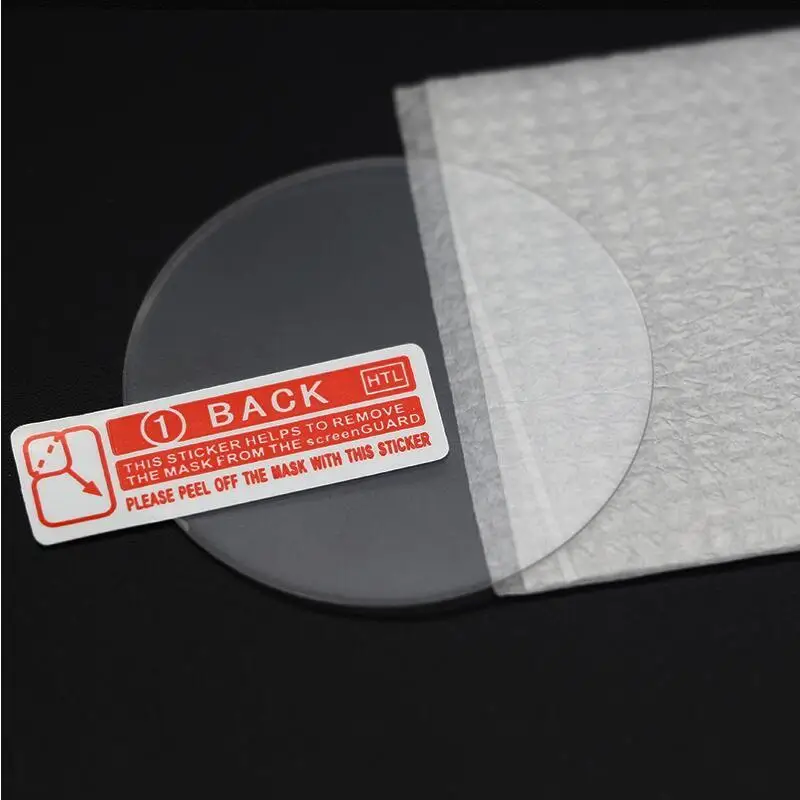 2 قطعة العالمي جولة الزجاج المقسى طبقة رقيقة واقية حامي الشاشة غطاء ل أرماني موتو Xiaomi ساعة ذكية 26-34 مللي متر 27 مللي متر 46 مللي متر #2