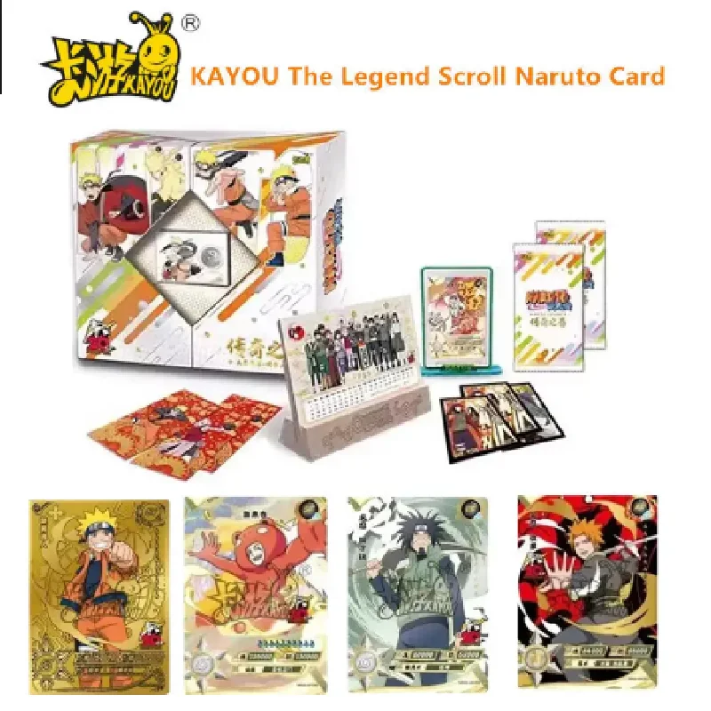 

KAYOU The Legend Scroll Наруто Card Complete Collection Series Коллекционная карта Fight Chapter Pro Chapter Детская игрушечная карта в подарок