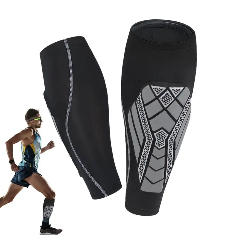 Shin Guard Sleeves Anti-Collision Football Shin Sleeves Football Shin Splint Protection Thickened Compression Sleeves For Soccer