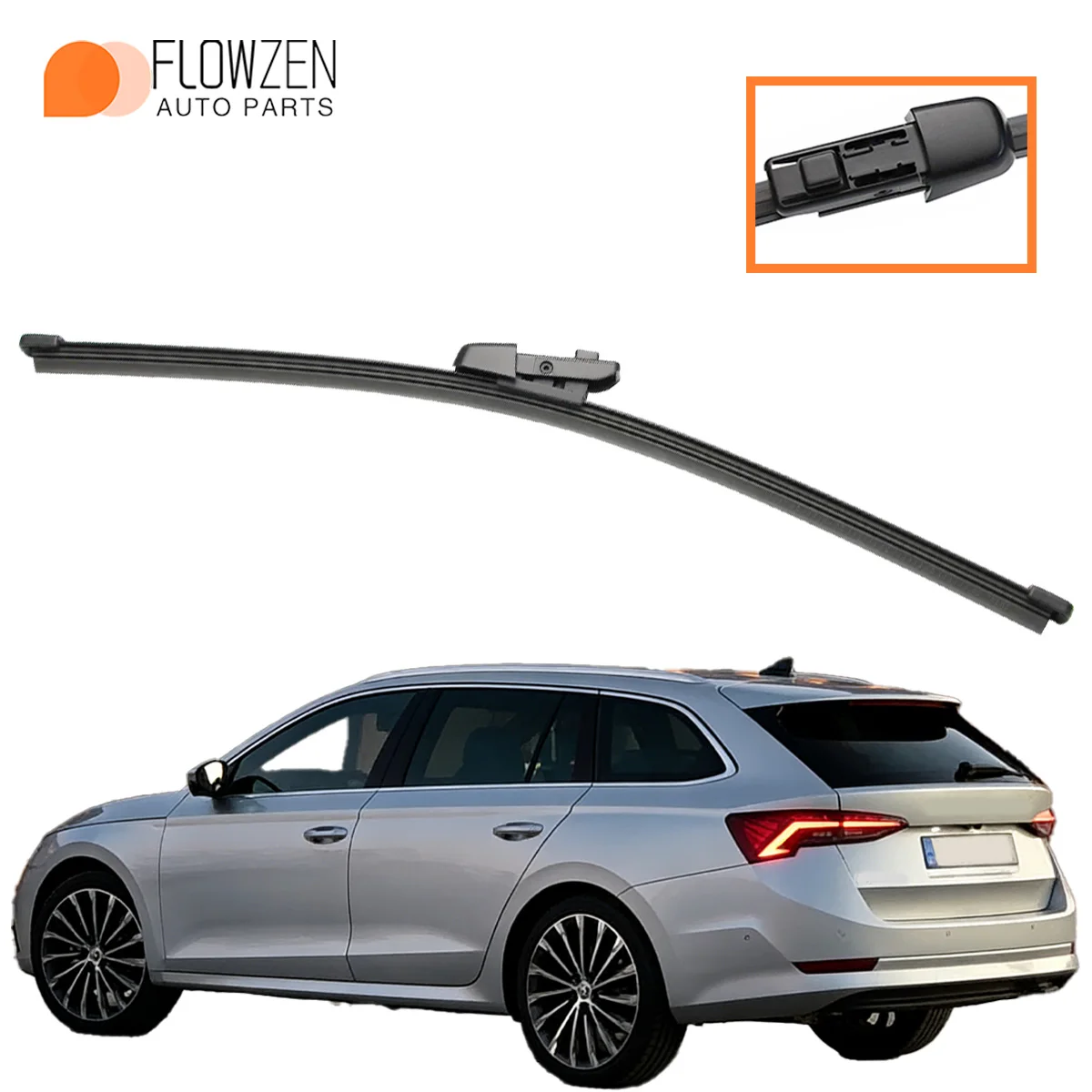 1 Stück Heckwischer Geeignet für Skoda Octavia Combi Kombi A8 2019-2023 Autoteile Heckscheibenwischerblätter Waschzubehör