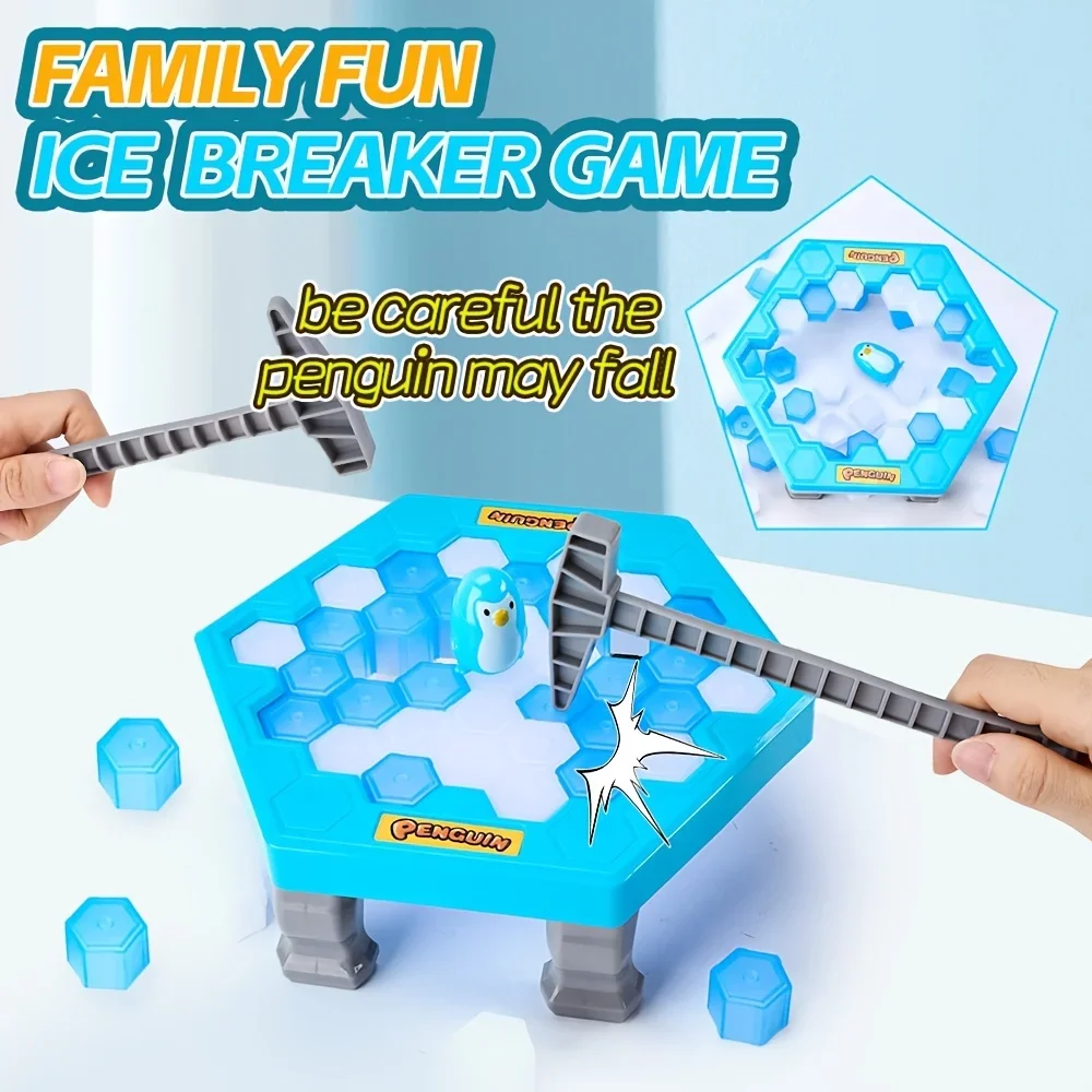 

Пингвин Лед - Настольная игра - Интерактивная игрушка-головоломка для родителей и детей, идеально подходит для семейных игр и подарков на день рождения