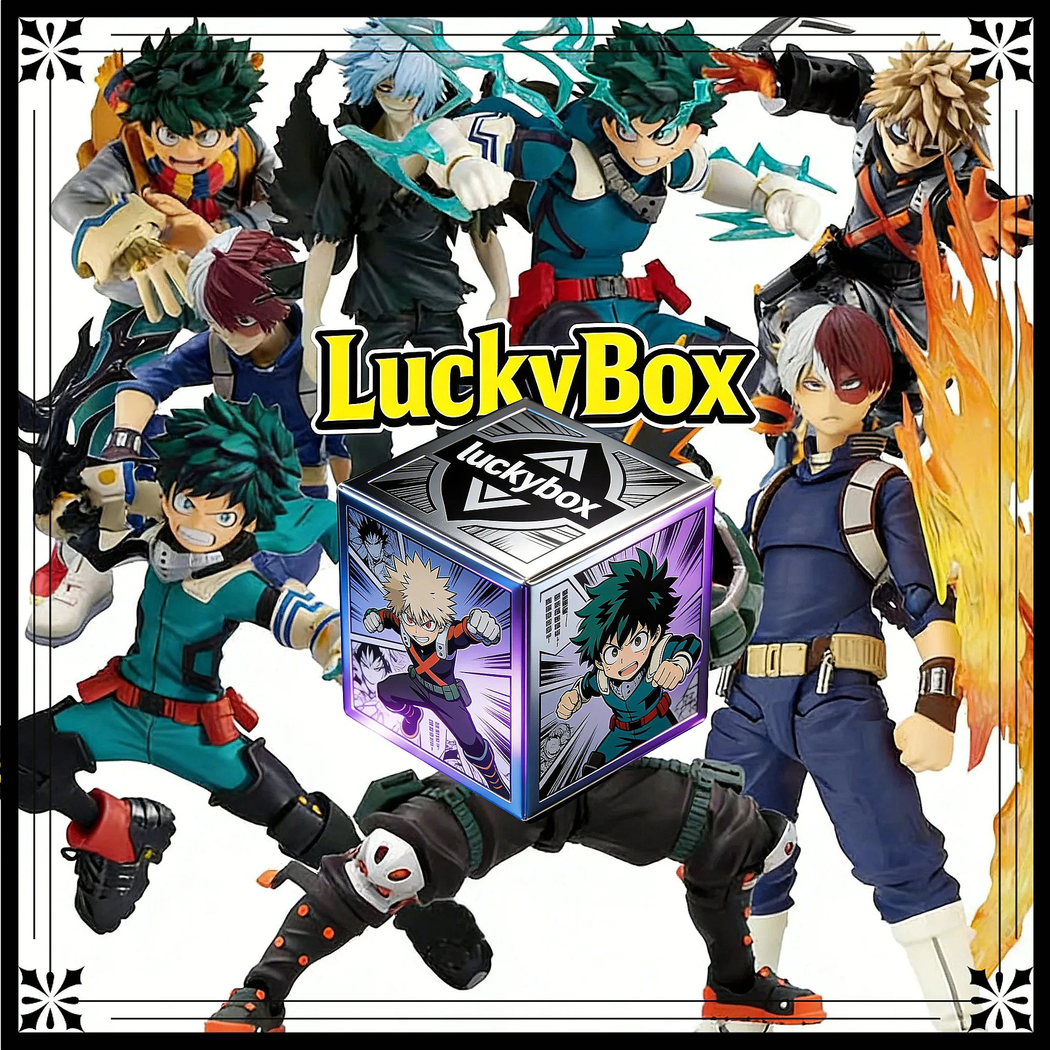 

My Hero Academia Anime Blind Box Figures Hero Character Collection PVC Mini Model Collectible Toy Gift