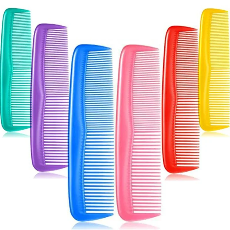 Novo 3 pçs anti-estático pentes de cabelo mini dupla face escova de cabelo pente de barbeiro ferramentas de estilo de cabelo acessórios de salão de beleza