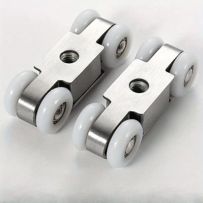 

Stainless Steel Wooden Door Hanging Wheel Pulley Sliding Door Silent Track Wheel for Glass Balcony