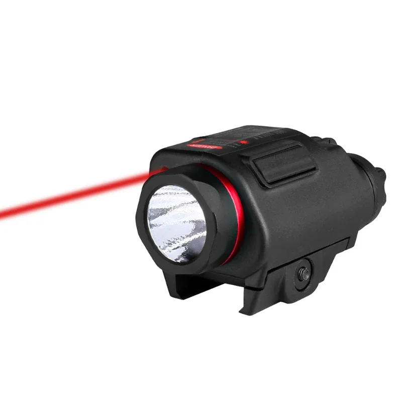 For Tactical Laser Light Combo Red Laser Sight Aim Hunting Flashlight laser flashlight