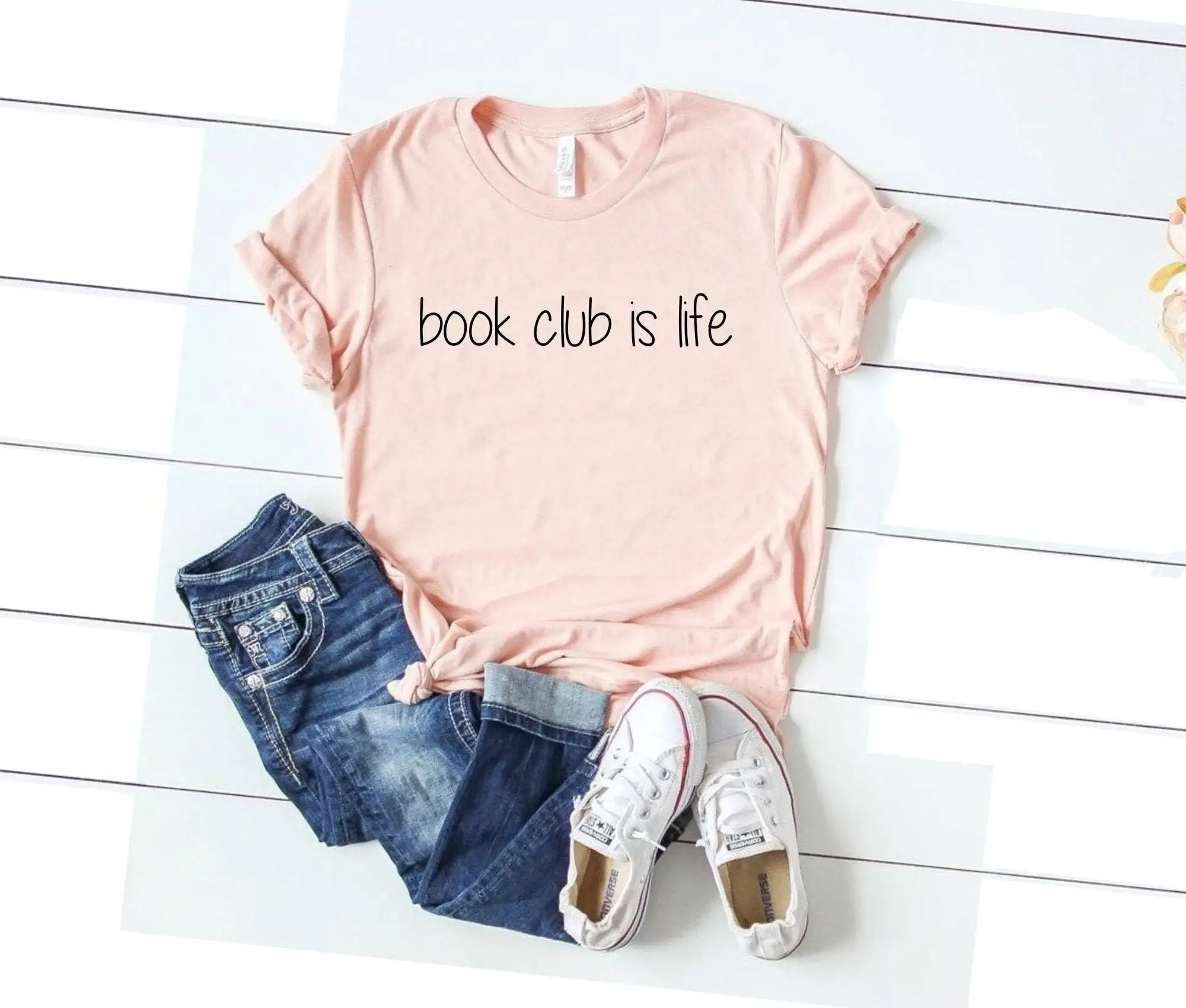 Book club is life shirt english teacher lover novel bibliophile reading