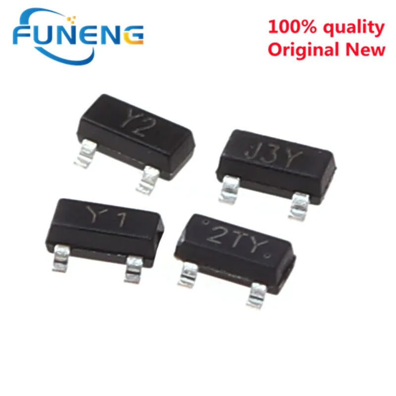 Transistor SMD S8050 J3Y SOT-23 S8050 da 500 pezzi nuovo e originale