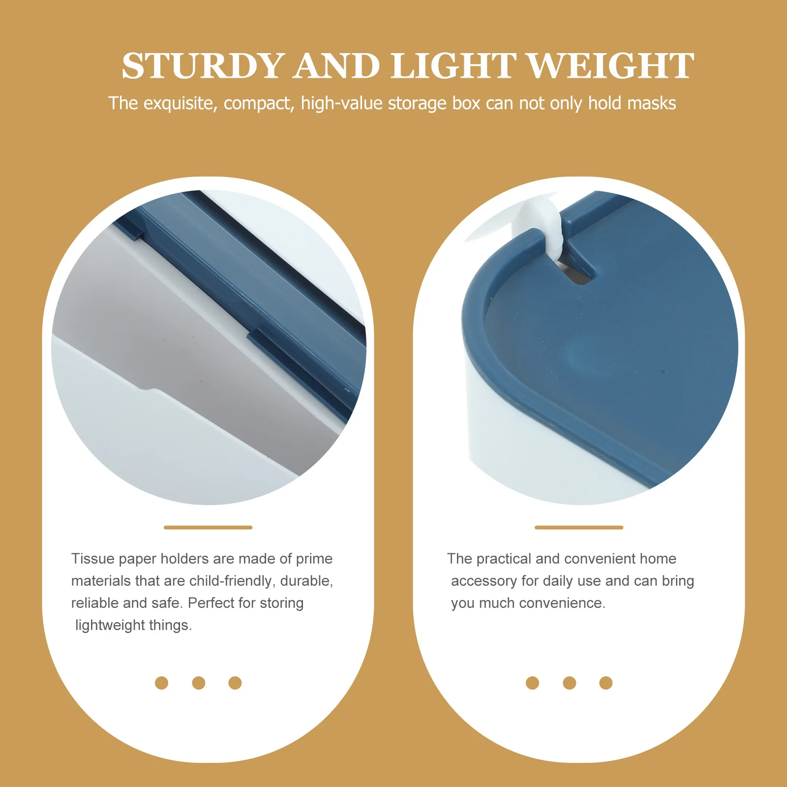 

Wet Wipes Storage Box Large Capacity Plastic Tissue Cube Organizer With Dustproof Lid For Home Office Baby Nursery Use