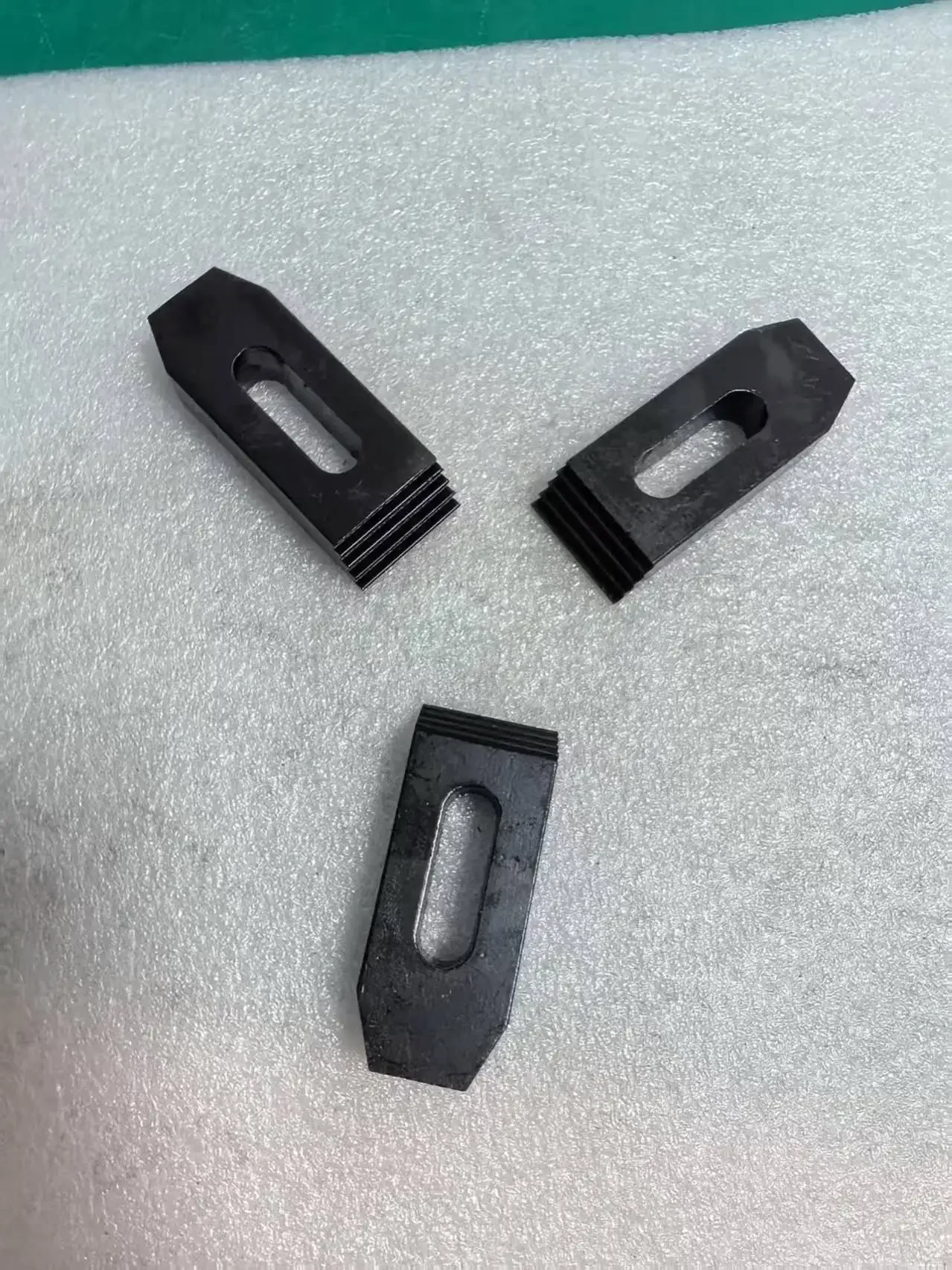 2pcs Straight tooth clamp block,Step clamp,Pressing Plate,Spur Checking Gauge,Quenched,heat treated 45#steel,Hardened Grade 10.9