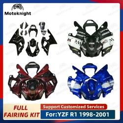 Motorcycle Fairing Kit Fit For Yamaha YZF R1 1998 1999 2000 2001 YZF-R1 Full Set Fairings Painted Bodywork New ABS Plastic