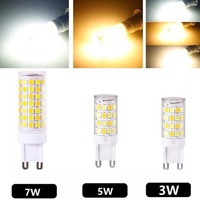 LED Bulb 3W 5W 7W G9 lighting light Dimmable AC 220V Lamp SMD2835 Spotlight Chandelier Lighting Replace  Halogen Lamp Bulb