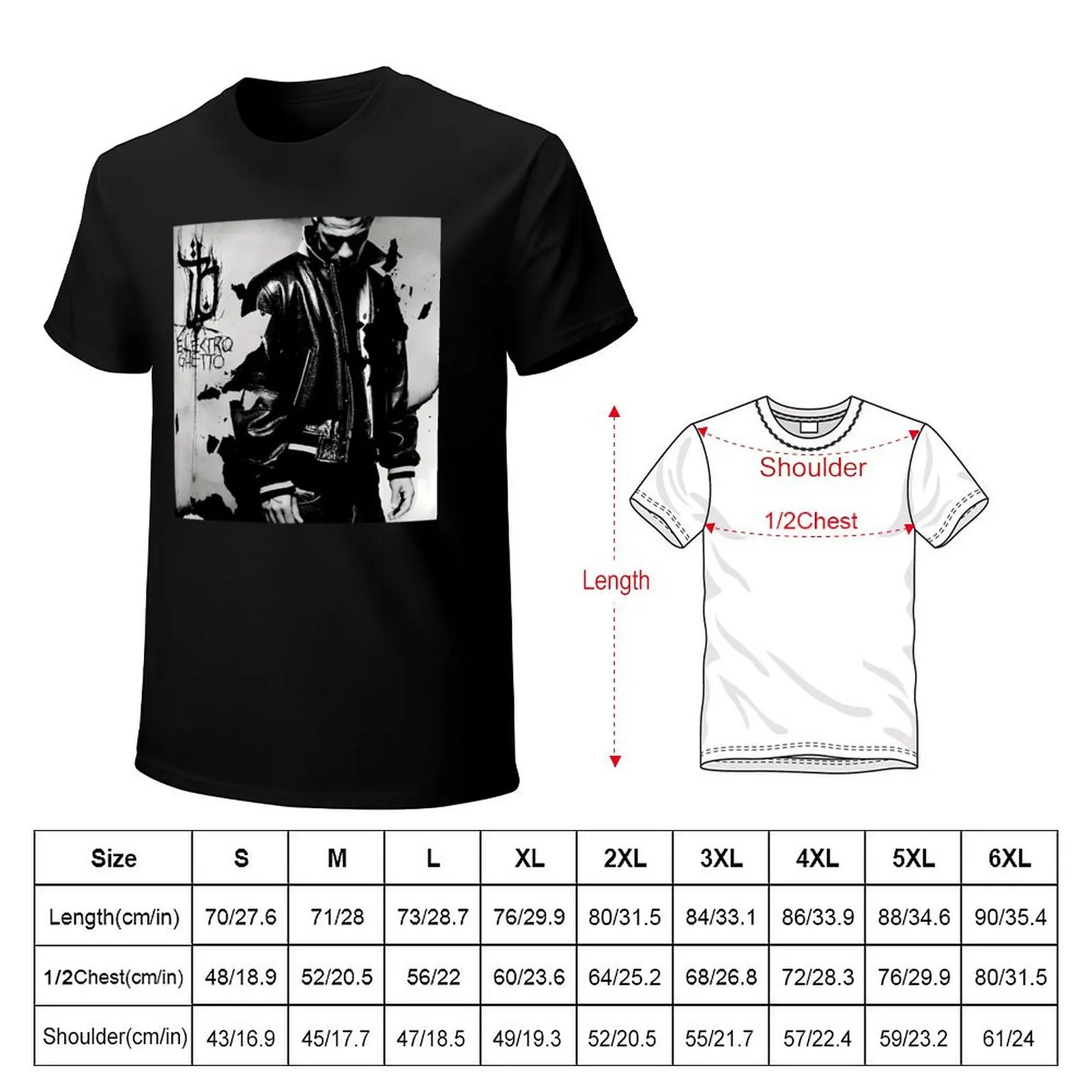 Bushido - Electro Ghetto Album 2004 T-Shirt Plus Size Non-Shrink T-Shirt