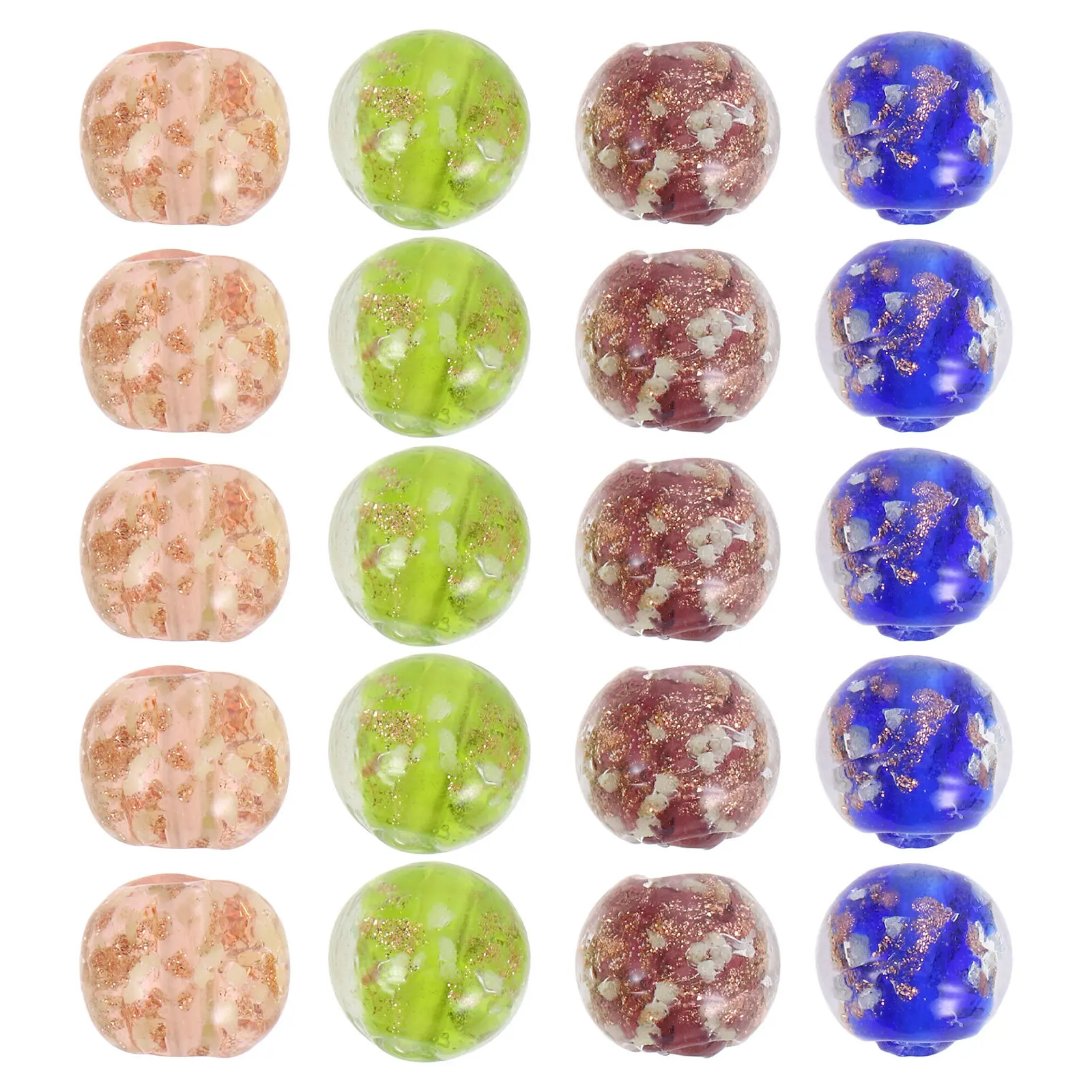 

20Pcs 10mm Fluorescent Beads DIY Jewelry Accessories Mixed Colors Well Packed Rich in Color Beads Beading Kits