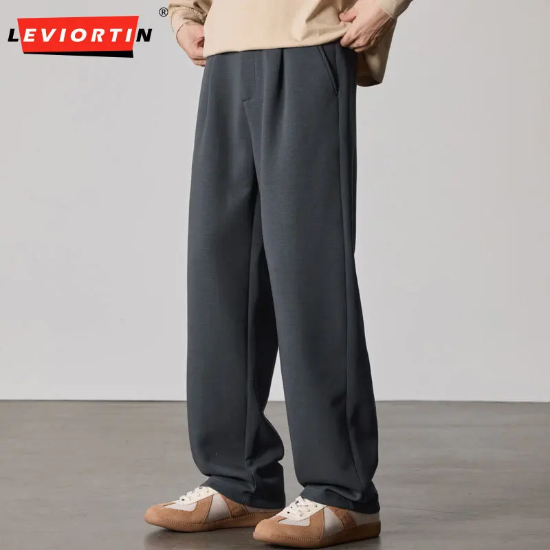 

Осень-зима 2024, новые мужские универсальные трендовые [дышащие многослойные] свободные многофункциональные модные простые повседневные брюки