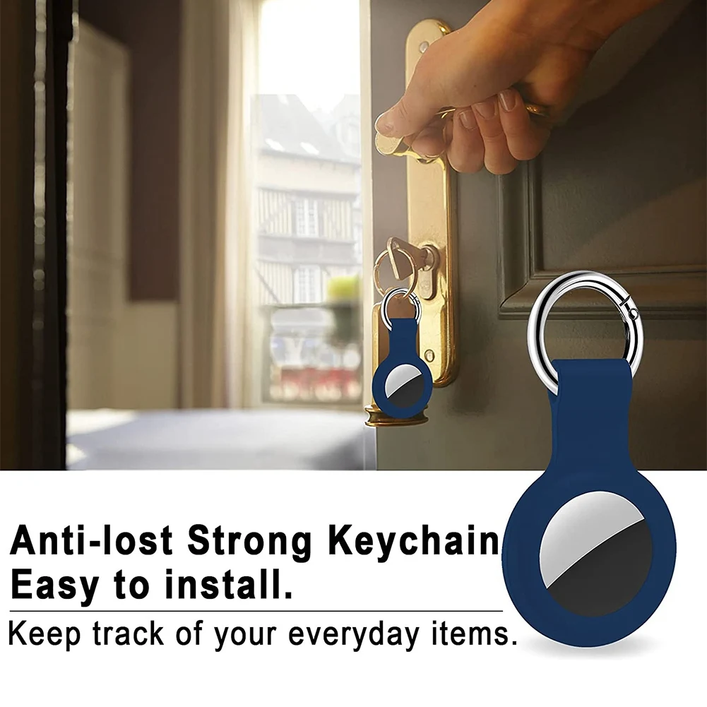 マルチカラーシリコンプロテクター,ペアタグ用保護スリーブ,4個