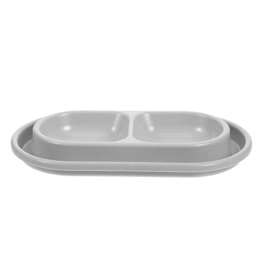 

Anti Ant Cat Bowl Dog Food Dishes Dual Bowls Plastic Outdoor Feeder Pet Water Bowls Hygienic Eating Area
