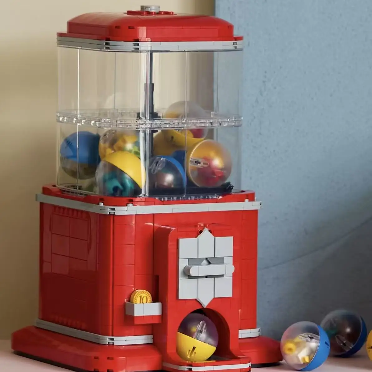 MOC 21358 آلة نموذج ديكور المنزل اللبنات الأطفال الفتيان والفتيات عطلة الهالوين عيد الميلاد هدايا عيد الميلاد