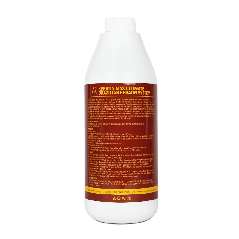 Chocolate Professional 1000ml Keratin Treatment Hair 12% Formalin High Superior Smell  Straightening Make Hair Shining