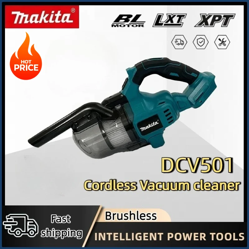 Многофункциональный инструмент для очистки пыли Makita, беспроводной портативный ручной пылесос, электрический пылесос для батареи Makita