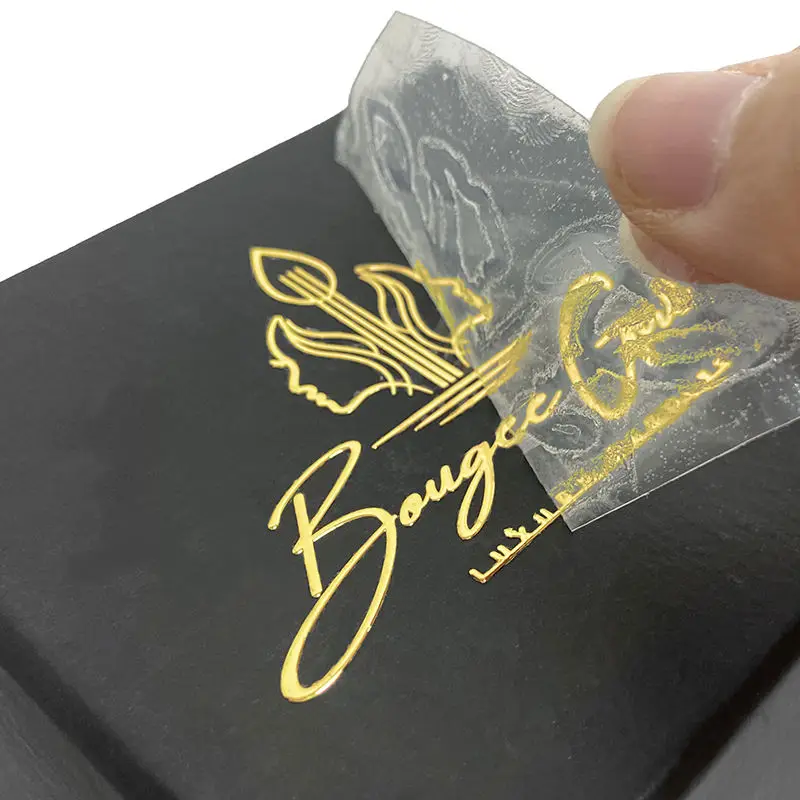 Custom Crystal Transfer Decals Gold Silver Foil Personalized Adhesive Stickers High Quality DIY Wedding Brand Logo Labels