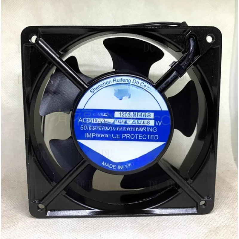 

D D для RFD 12038HA2HB 12038 AC220V-240V 18W 0.12A 12CM Металлический охлаждающий вентилятор для шкафа