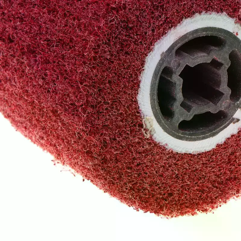 120x120x95mm Drum Polishing Wheel Stainless Steel Wire Drawing Brush Non-woven Poly Strip Felt Cotton Steel Wire Hemp