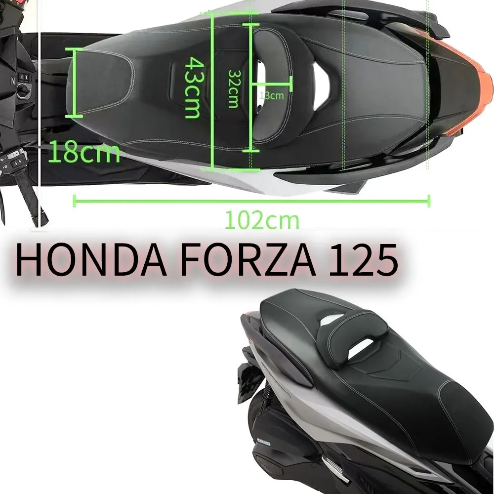 

Motorcycle Suitable For Honda Forza 125 Seat Cushion Comfortable Seat Assembly With Backrest Modified Forza125 Seat Cushion