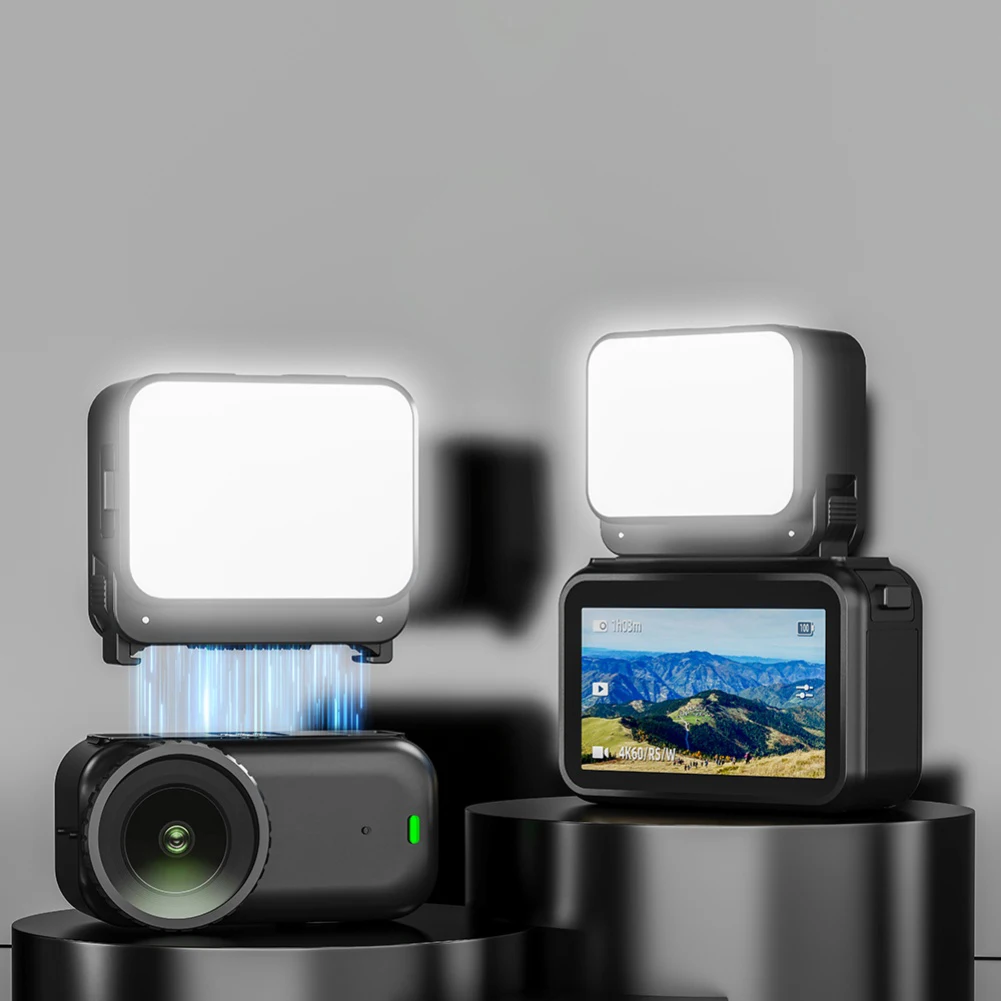 Luz de relleno magnética para DJI Osmo-Nano, lámpara de relleno de Flash compacta, herramienta de fotografía para Selfies, luz de atenuación de fotografía