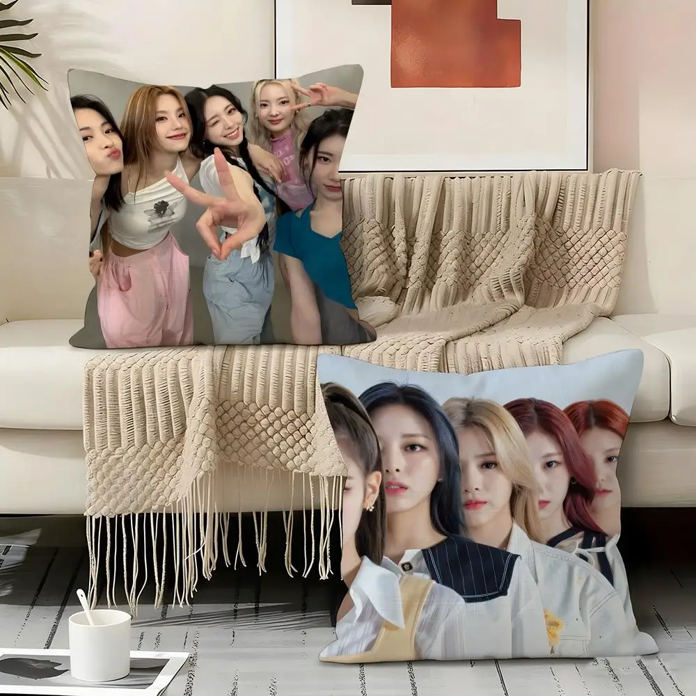 I-T-Z-Y BAND Pillow Case Linen Pillow Covers Cover For Couch Living Room Bench Patio Floor Linen Home Decor