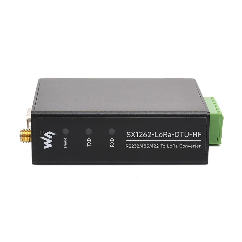 SX1262-LoRa-DTU-HF (LF) Rail-mount SX1262 LoRa Data Transfer unit, RS232/RS485/RS422 to LoRa, Suitable for Sub-GHz band