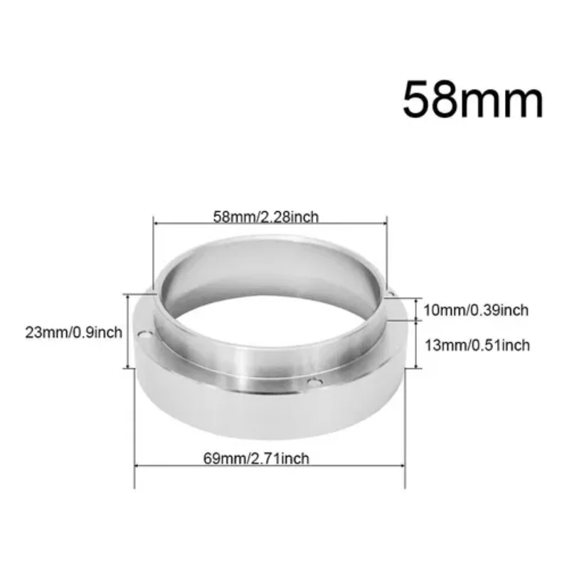 Afeitadora de café/anillo medidor barista de 58 mm para repuestos y accesorios